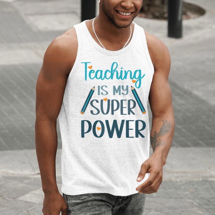 Retro Groovy Teaching Is My Super Power Teacher's Present Men Women Men Tank Top, funny gift Retro Groovy Teaching Is My Super Power Teacher's Present Men Women Men Tank Top, funny gift