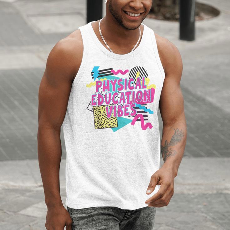 Retro Physical Education Vibes Gym Teacher Phys Ed Teacher Men Tank Top, funny gift Retro Physical Education Vibes Gym Teacher Phys Ed Teacher Men Tank Top, funny gift