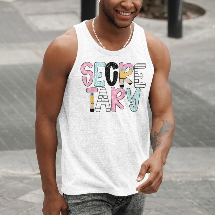 Retro Secretary Back To School Teacher Appreciation Men Tank Top, funny gift Retro Secretary Back To School Teacher Appreciation Men Tank Top, funny gift