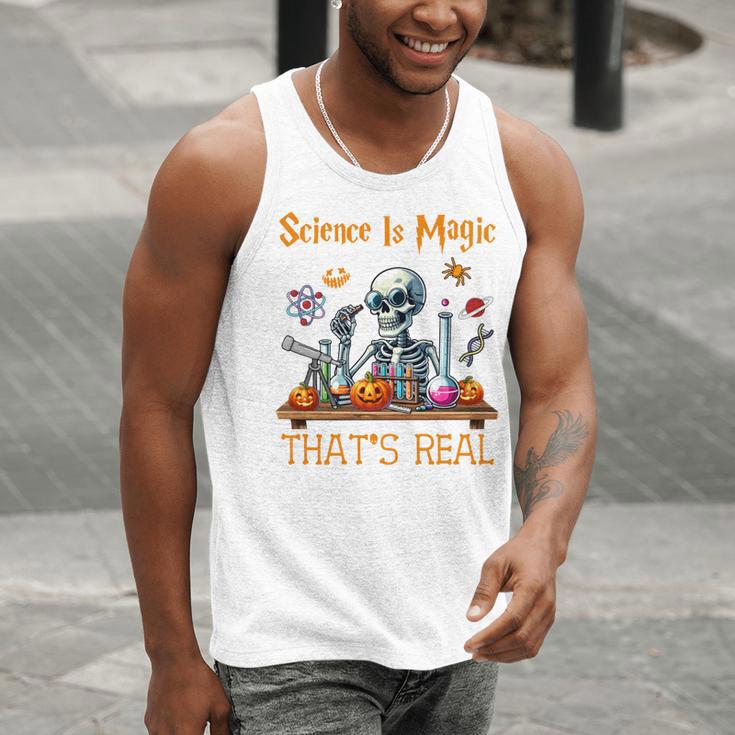 Science Is Magic Halloween Skeleton Students Teacher Men Tank Top, Science Teacher Tank Tops, funny gift Science Is Magic Halloween Skeleton Students Teacher Men Tank Top, Science Teacher Tank Tops, funny gift