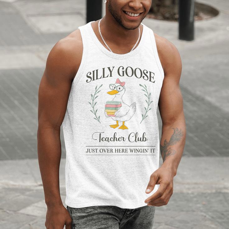 Silly Goose Teacher Club Men Tank Top, funny gift Silly Goose Teacher Club Men Tank Top, funny gift
