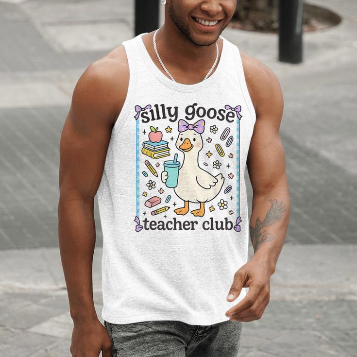 Silly Goose Teacher Club Silly Goose For Teacher Men Tank Top, funny gift