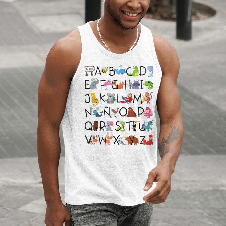 SPANISH ALPHABET MAESTRA SPANISH TEACHER Men Tank Top, funny gift SPANISH ALPHABET MAESTRA SPANISH TEACHER Men Tank Top, funny gift