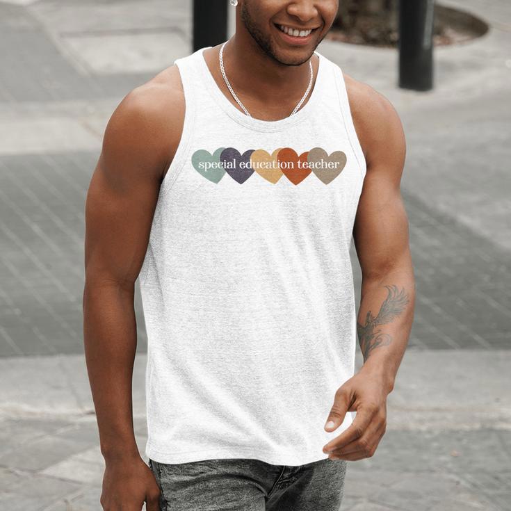 Special Education Teacher Heart Back To School Teach Rainbow Men Women Girls Kids Men Tank Top, funny gift Special Education Teacher Heart Back To School Teach Rainbow Men Women Girls Kids Men Tank Top, funny gift
