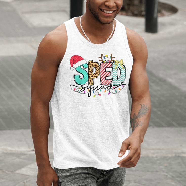 SPED Squad Special Education Teacher Autism Christmas Women Men Tank Top, funny gift
