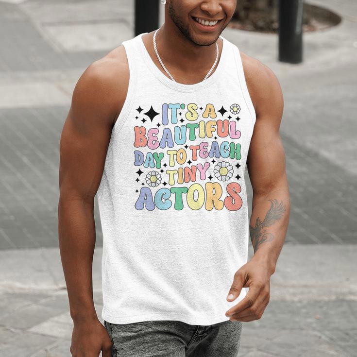 Teach Tiny Actors Theater Drama Teacher Drama Teaching Men Tank Top, funny gift Teach Tiny Actors Theater Drama Teacher Drama Teaching Men Tank Top, funny gift