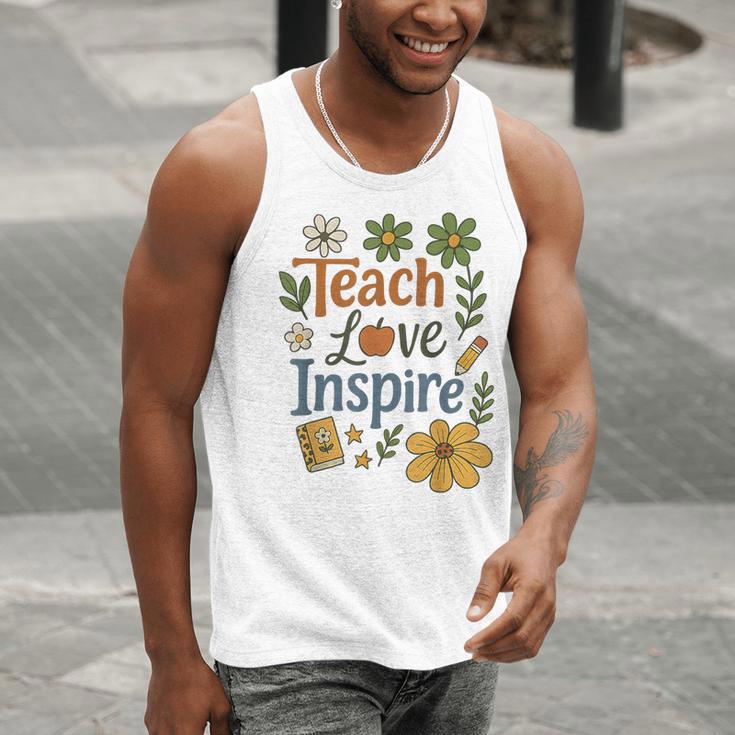 Teacher Inspire Love Men Tank Top, funny gift Teacher Inspire Love Men Tank Top, funny gift