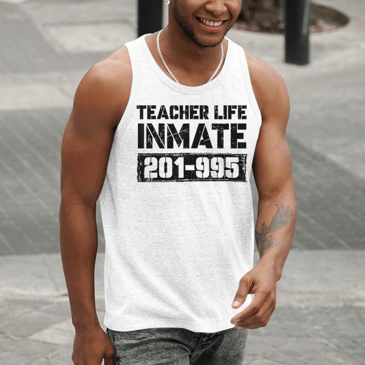 Teacher Life Jail Inmate Prisoner Halloween Costume Men Tank Top, funny gift Teacher Life Jail Inmate Prisoner Halloween Costume Men Tank Top, funny gift