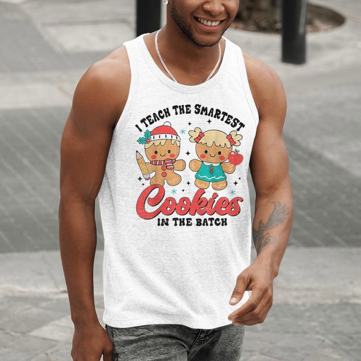Teacher Of Smart Cookies Cute Gingerbread Teacher Christmas Men Tank Top, funny gift Teacher Of Smart Cookies Cute Gingerbread Teacher Christmas Men Tank Top, funny gift