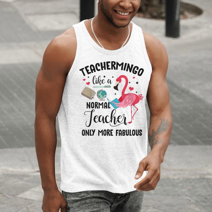 Teachermingo Like A Normal Teacher Only More Fabulous Men Tank Top, funny gift