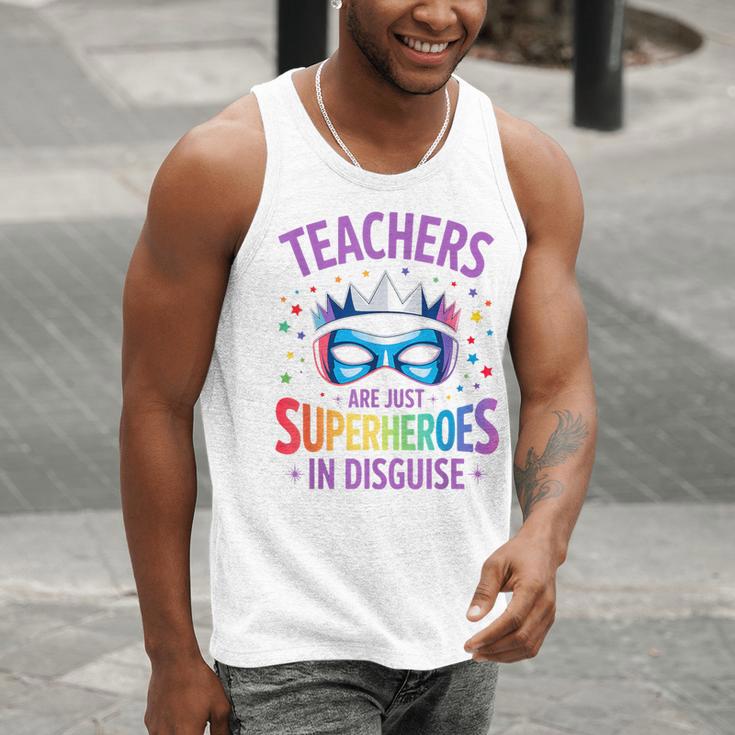 Teachers Are Just Superheroes In Disguise Back To School Men Tank Top, funny gift Teachers Are Just Superheroes In Disguise Back To School Men Tank Top, funny gift