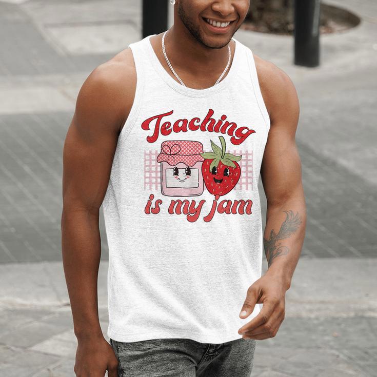 Teaching Is My Jam Cute Strawberry For Women Teachers Men Tank Top, funny gift Teaching Is My Jam Cute Strawberry For Women Teachers Men Tank Top, funny gift