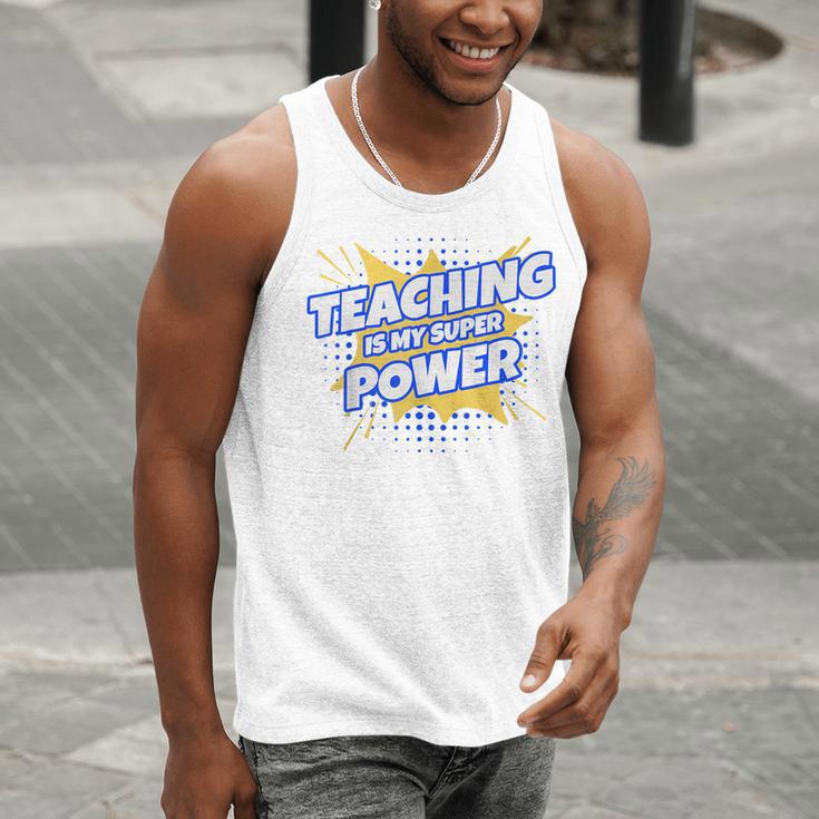 TEACHING IS MY SUPER POWER Teacher Appreciation Men Tank Top, Super Teacher Tank Tops, funny gift TEACHING IS MY SUPER POWER Teacher Appreciation Men Tank Top, Super Teacher Tank Tops, funny gift