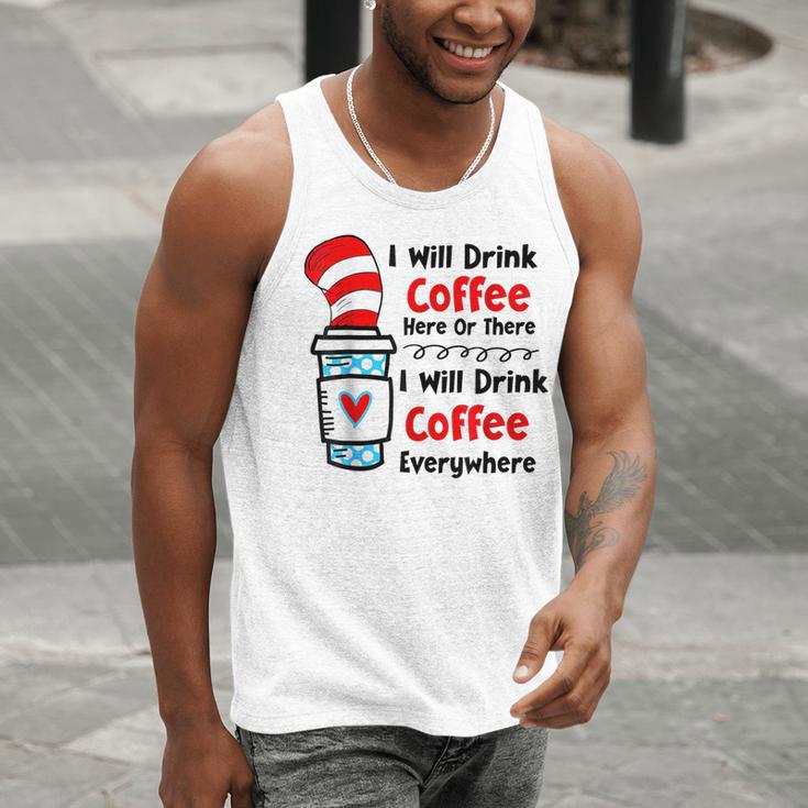 Teaching I Will Drink Coffee Here Or There Teacher Men Tank Top, funny gift Teaching I Will Drink Coffee Here Or There Teacher Men Tank Top, funny gift