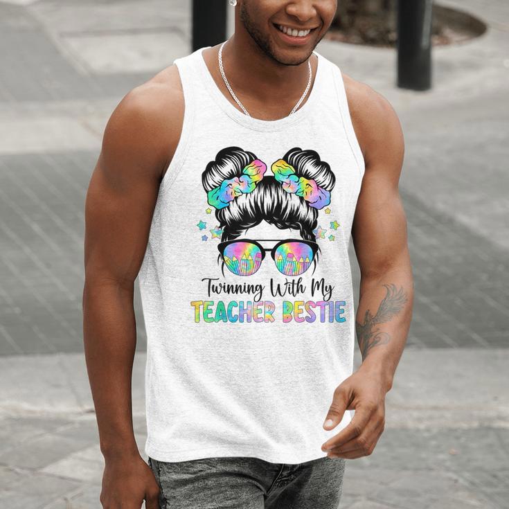 Twin Day Friends Teacher Twinning With My Bestie Men Tank Top, funny gift Twin Day Friends Teacher Twinning With My Bestie Men Tank Top, funny gift