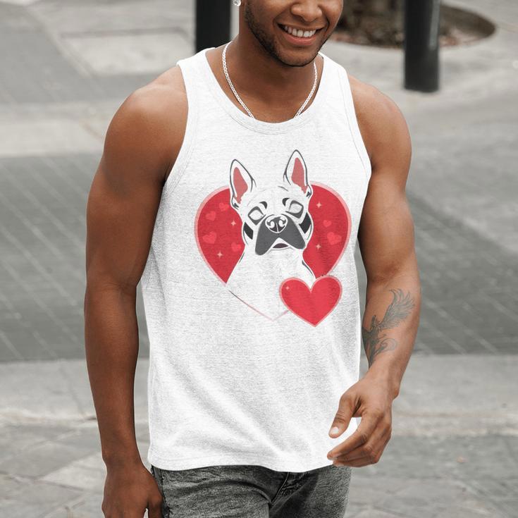 Valentine's Day Boston Terrier Men Tank Top, funny gift