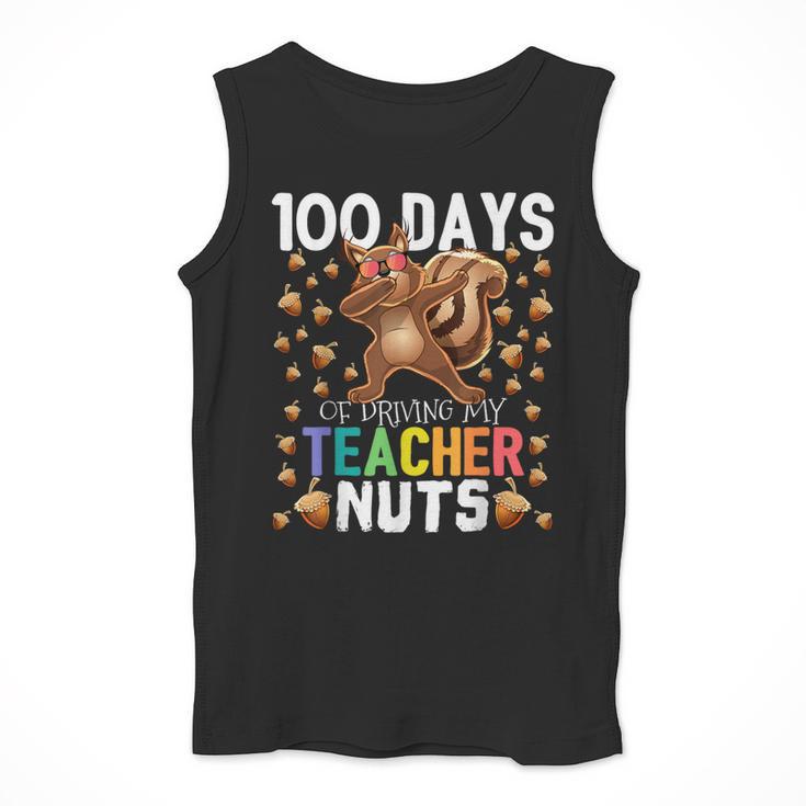 100 Days Of Driving My Teacher Nuts Dabbing Squirrel School Men Tank Top, funny design