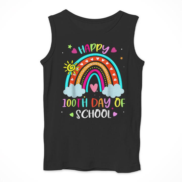 100th Day Of School Rainbow Happy 100 Days Smarter Teacher Men Tank Top, funny design 100th Day Of School Rainbow Happy 100 Days Smarter Teacher Men Tank Top, funny design