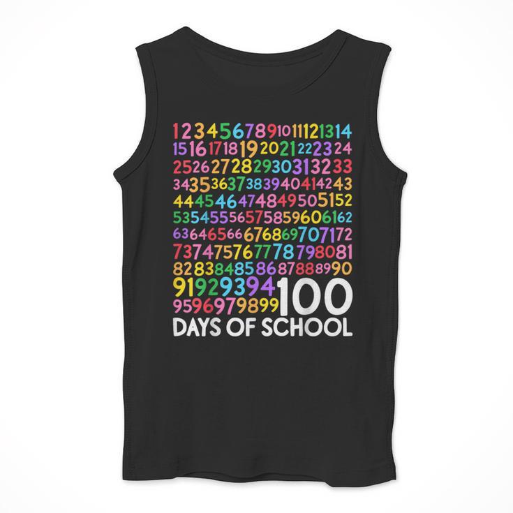 100th Day Of School Teacher Kids 100 Days Math Numbers Men Tank Top, funny design