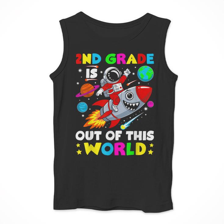 2nd Grade Is Out Of This World Space Rocket Planets Teacher Men Tank Top, 2nd Grade Teacher Gifts, funny design 2nd Grade Is Out Of This World Space Rocket Planets Teacher Men Tank Top, 2nd Grade Teacher Gifts, funny design