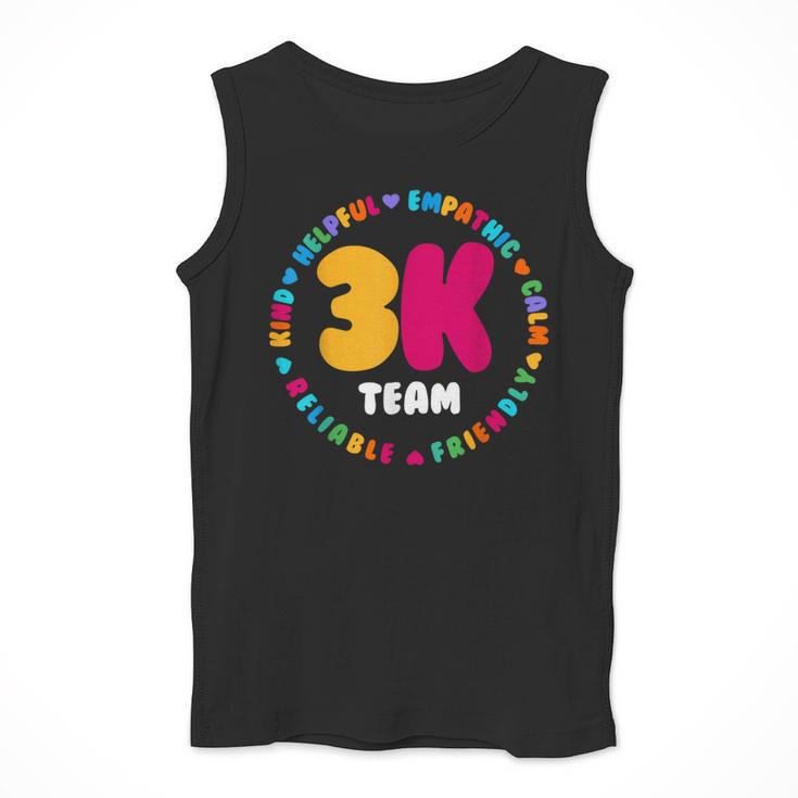 3K Team & Teacher Squad Threes Crew PreK Elementary Team Men Tank Top, funny design 3K Team & Teacher Squad Threes Crew PreK Elementary Team Men Tank Top, funny design