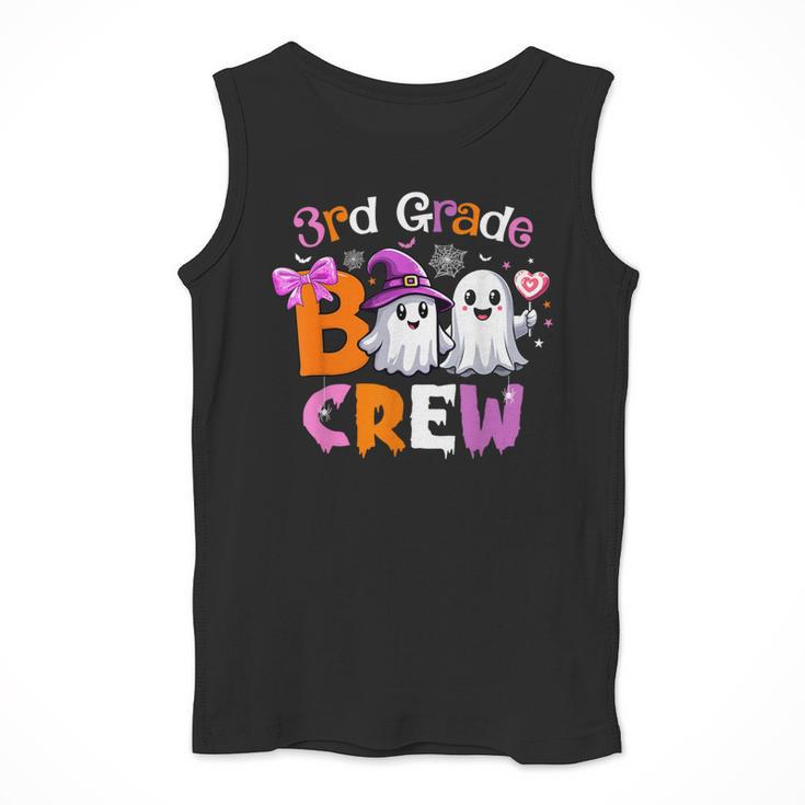 3rd Grade Boo Crew Third Grade Halloween Costume Teacher Kid Men Tank Top, funny design