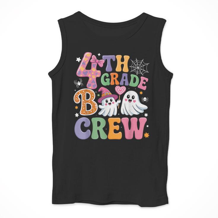 4th Grade Boo Crew Fourth Grade Teacher Kids Happy Halloween Men Tank Top, 4th Grade Teacher Gifts, funny design