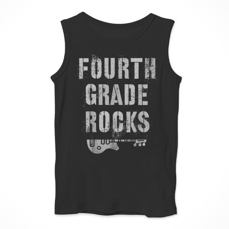 4th GRADE Rocks Teacher Rockstars I Teach Ready To Rock Men Tank Top, 4th Grade Teacher Gifts, funny design