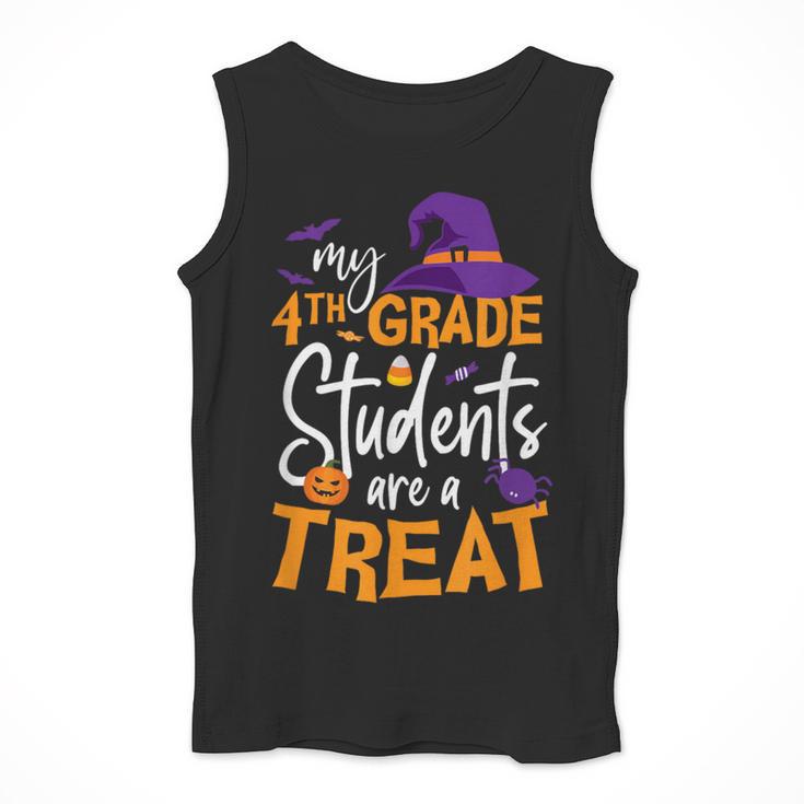 My 4th Grade Students Are a Treat Teacher Halloween Witch For Men Women Kids Men Tank Top, 4th Grade Teacher Gifts, funny design My 4th Grade Students Are a Treat Teacher Halloween Witch For Men Women Kids Men Tank Top, 4th Grade Teacher Gifts, funny design