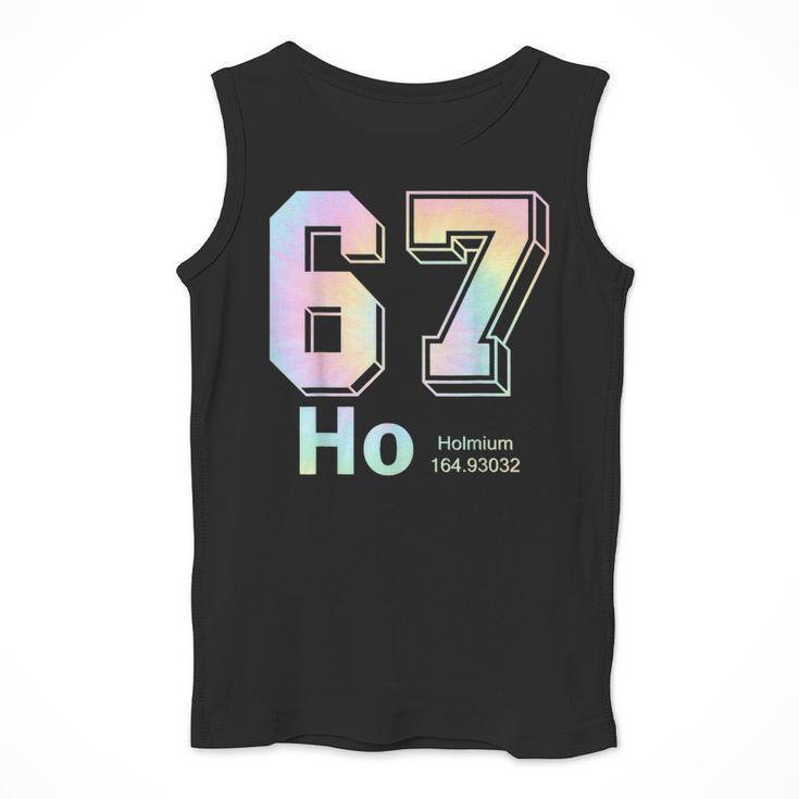 67 Ho Holmium Science Teacher Elements Table Six Seven Meme Men Tank Top, Science Teacher Gifts, funny design