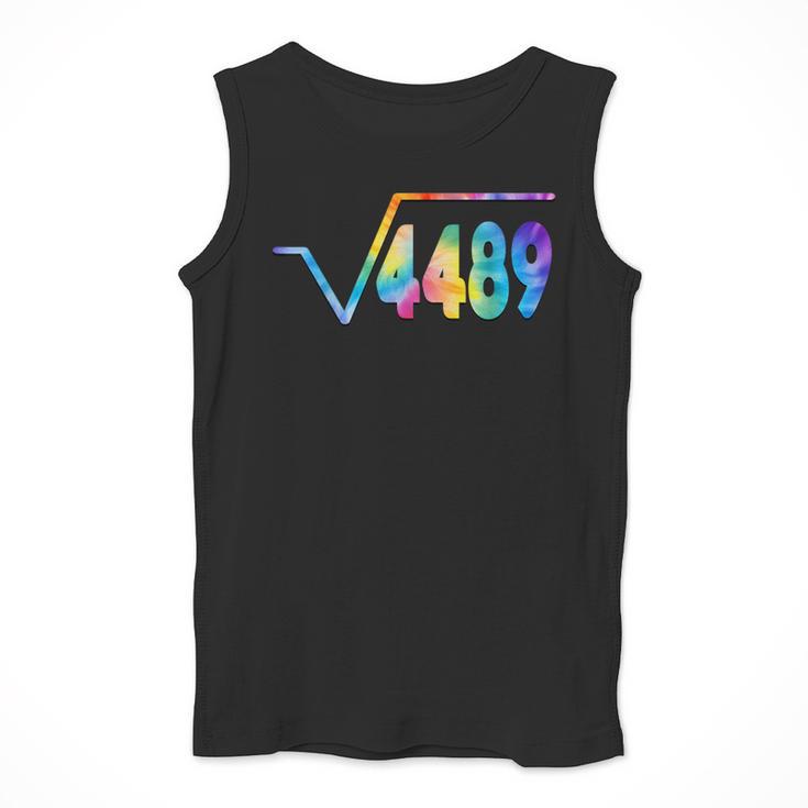 67 Meme Square Root 4489 Slang Math Teacher Tie Dye Men Tank Top, funny design 67 Meme Square Root 4489 Slang Math Teacher Tie Dye Men Tank Top, funny design