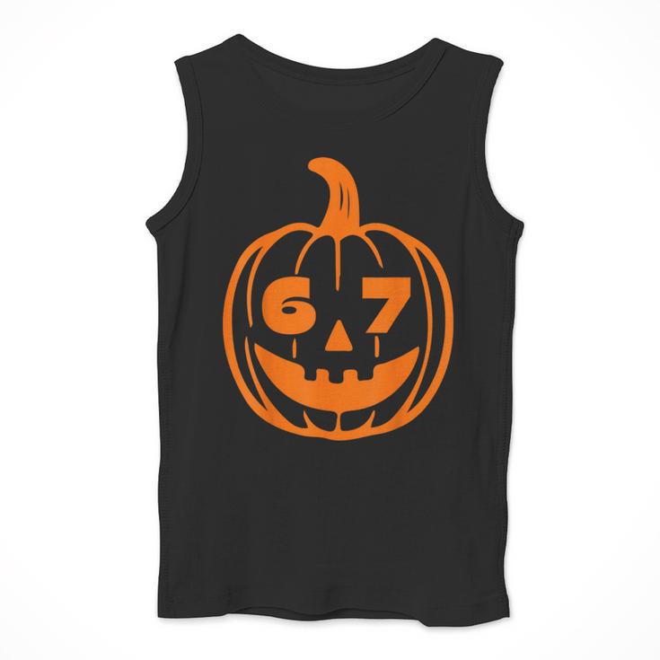 67 Six Seven Halloween Costume For Students Teachers Men Tank Top, funny design