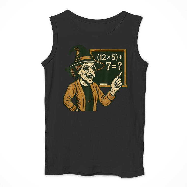 67 Teacher Halloween Witch Six Seven Meme Brainrot Math Joke Men Tank Top, funny design