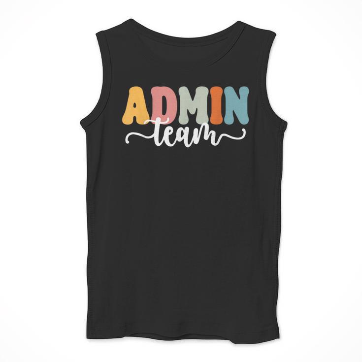 Admin Team Back To School Teachers Students Admin Squad Men Tank Top, funny design Admin Team Back To School Teachers Students Admin Squad Men Tank Top, funny design