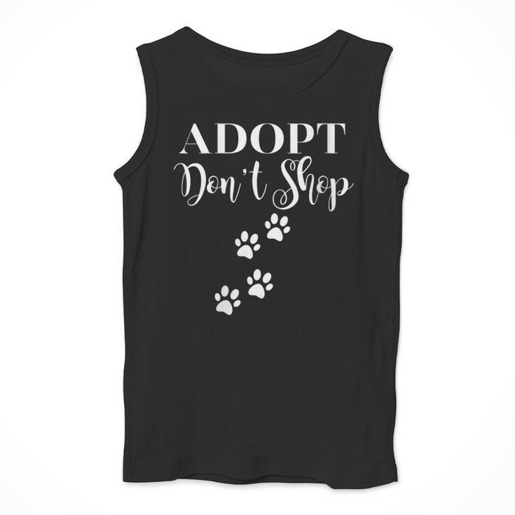 Adopt Animals Don't Shop For Them Men Tank Top, funny design