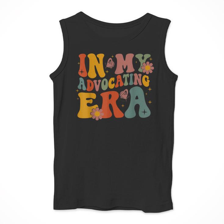 In My Advocating Era Advocate Autism Awareness Sped Teacher Men Women Kids Men Tank Top, funny design