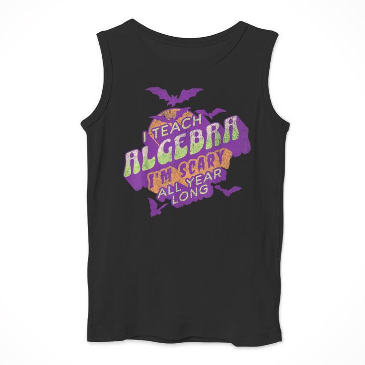 Algebra Teacher Halloween Spooky Ghost Math Mathematics Grad Men Tank Top, funny design Algebra Teacher Halloween Spooky Ghost Math Mathematics Grad Men Tank Top, funny design