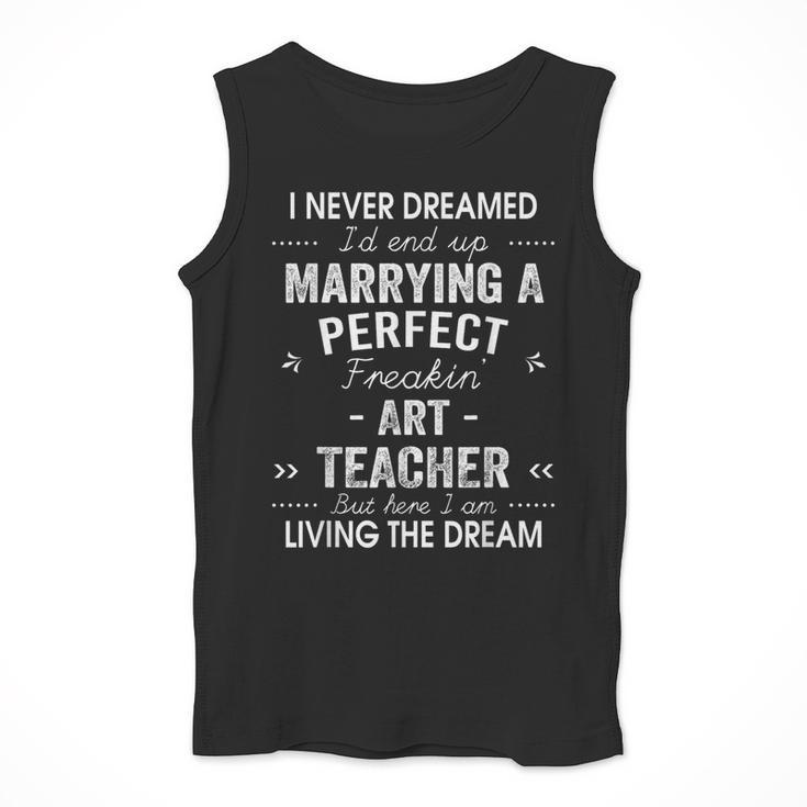 Art Teacher Christmas Xmas Never Dreamed Marrying Men Tank Top, funny design