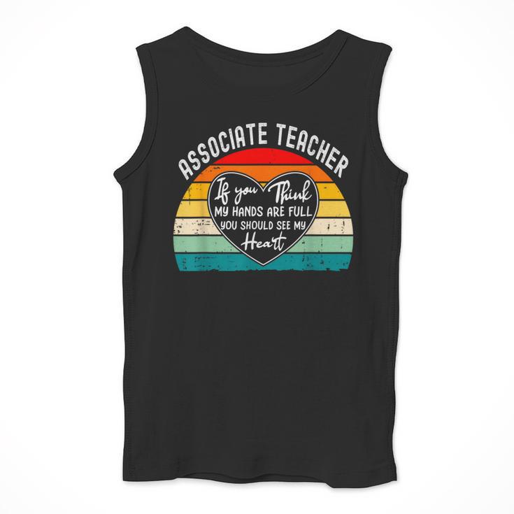 Associate Teacher If You Think My Hands Are Full Men Tank Top, funny design Associate Teacher If You Think My Hands Are Full Men Tank Top, funny design