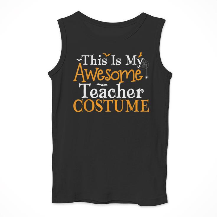 This Is My Awesome Teacher Costume Halloween Party Matching Men Tank Top, funny design This Is My Awesome Teacher Costume Halloween Party Matching Men Tank Top, funny design