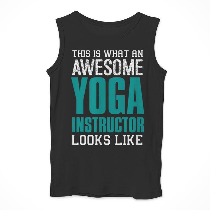 This Is What An Awesome Yoga Instructor Yoga Teacher Men Tank Top, funny design This Is What An Awesome Yoga Instructor Yoga Teacher Men Tank Top, funny design