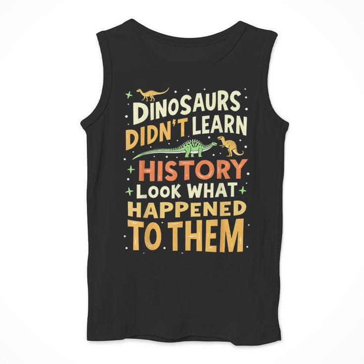 Back To School Dinosaur Social Studies Teacher Student Men Tank Top, funny design Back To School Dinosaur Social Studies Teacher Student Men Tank Top, funny design