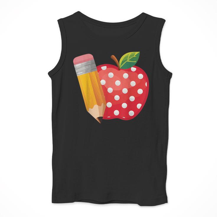 Back To School Pencil And Apple Teacher Student Men Tank Top, funny design Back To School Pencil And Apple Teacher Student Men Tank Top, funny design