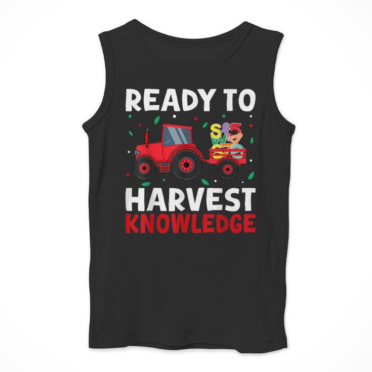 Back To School Teacher Farming Tractor Farmer Kids 100th Day Men Tank Top, funny design Back To School Teacher Farming Tractor Farmer Kids 100th Day Men Tank Top, funny design
