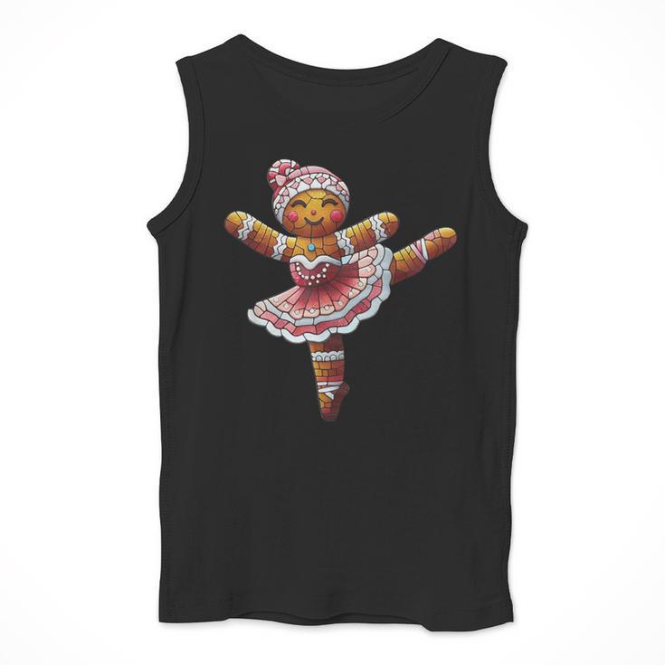 Ballet Dancer Gingerbread Christmas Dance Teacher Girl Women Men Tank Top, funny design Ballet Dancer Gingerbread Christmas Dance Teacher Girl Women Men Tank Top, funny design