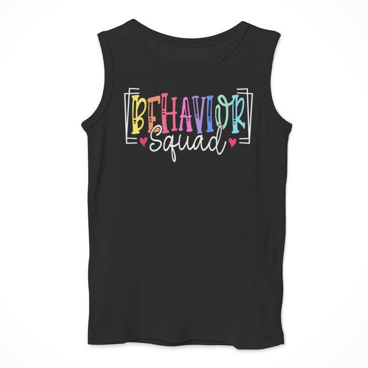 Behavior Squad Therapy Therapists Teachers Behavior Team Men Tank Top, funny design Behavior Squad Therapy Therapists Teachers Behavior Team Men Tank Top, funny design