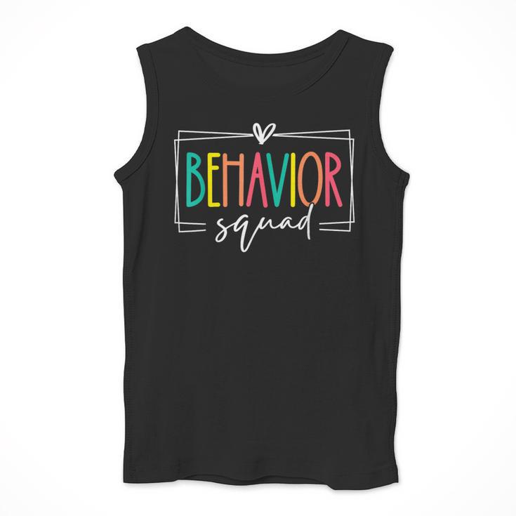 Behavior Squad School Counselor SPED Teacher Kids Women Men Men Tank Top, funny design Behavior Squad School Counselor SPED Teacher Kids Women Men Men Tank Top, funny design