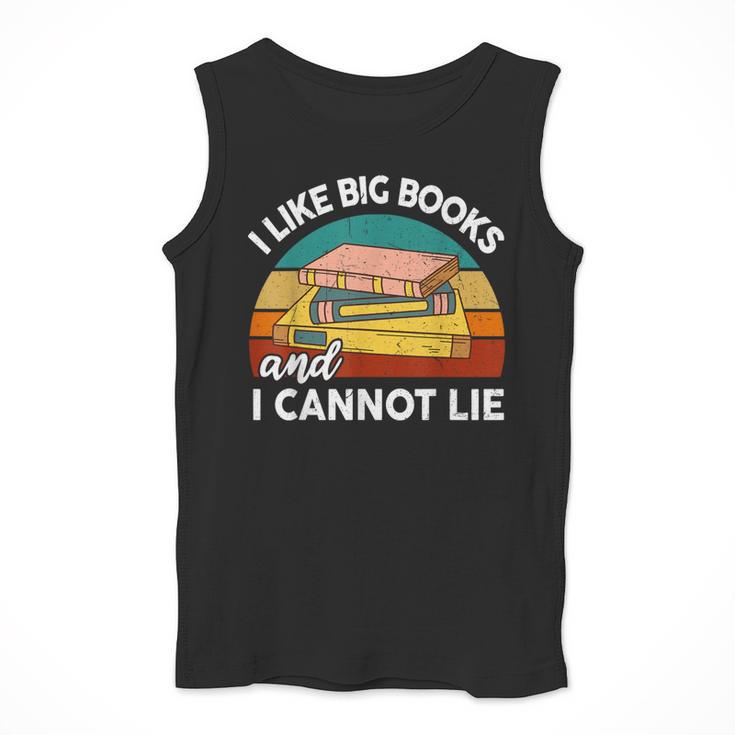 I Like Big Books Cannot Lie Librarian Reading Teacher Men Tank Top, funny design I Like Big Books Cannot Lie Librarian Reading Teacher Men Tank Top, funny design
