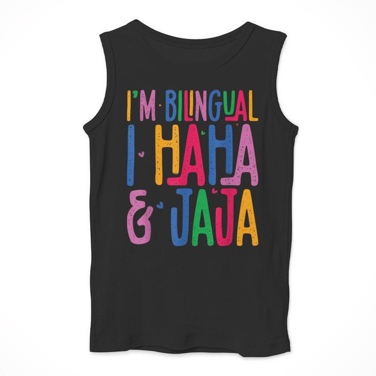 I Am Bilingual I Haha And Jaja Latina Latino Spanish Teacher Men Tank Top, funny design I Am Bilingual I Haha And Jaja Latina Latino Spanish Teacher Men Tank Top, funny design