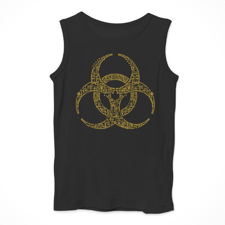 Bioengineering Biology Teacher Toxic Symbol Biohazard For Men Women Girls Kids Men Tank Top, funny design